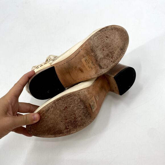 Freebird lazor cream leather booties - Picture 3 of 5